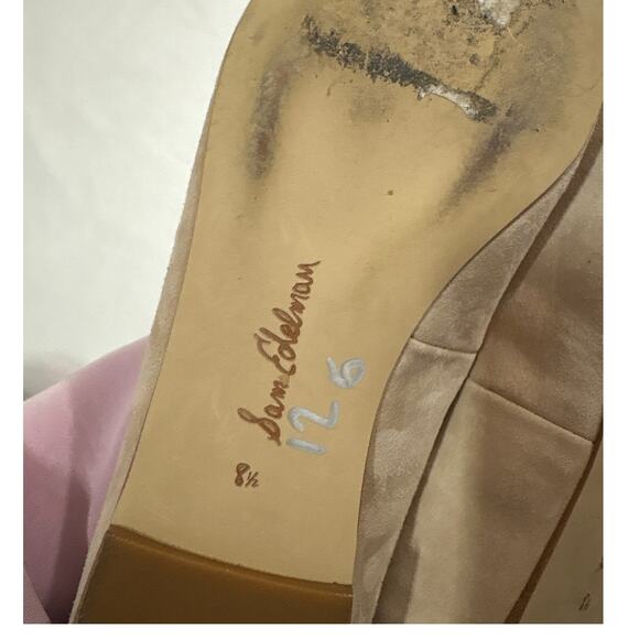 Sam Edelman Womens 8.5 Wanda Pointed Toe Flats Suede Office Formal Classic Solid - Picture 10 of 10